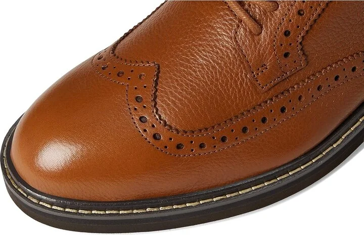 VIONIC Lombard Oxfords Men's Lace-up Boots Tan Brown Leather : 14 M - Image 7