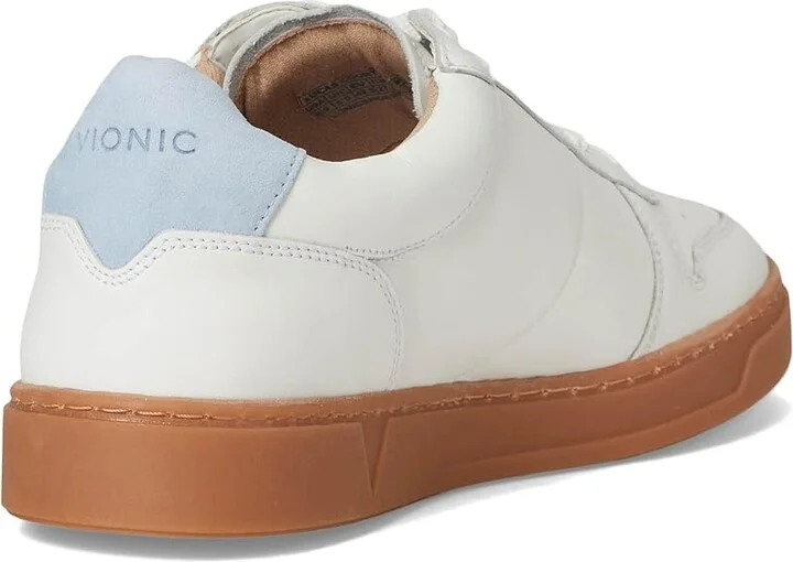 VIONIC Lucas Court Men's Shoes White Skyway Suede : 9.5 W, Leather - Image 4