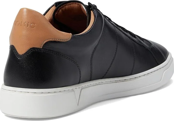 VIONIC Lucas II Men's Shoes Black Tan Leather : 9.5 W, Leather/Synthetic - Image 4