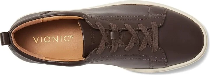 VIONIC Lucas Men's Shoes Chocolate : 10 D - Medium, Leather - Image 2