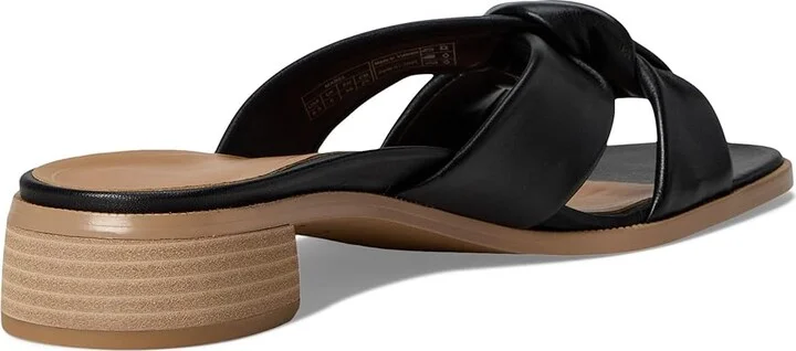 VIONIC Mabel Women's Wedge Shoes Black Tmb Leather : 6.5 M - Image 4