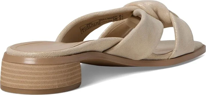 VIONIC Mabel Women's Wedge Shoes Gold Metal Leather : 7.5 M - Image 4
