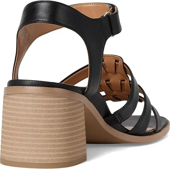 VIONIC Maisy Women's Wedge Shoes Black Leather : 7 M - Image 4