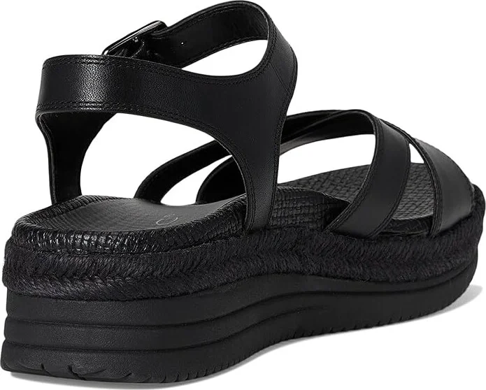 VIONIC Mar Ankle Straps Women's Sandals Black Leather : 8 W - Image 4