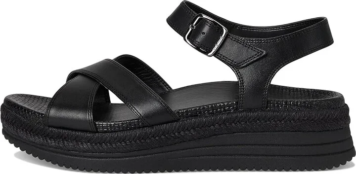 VIONIC Mar Ankle Straps Women's Sandals Black Leather : 8 W - Image 6
