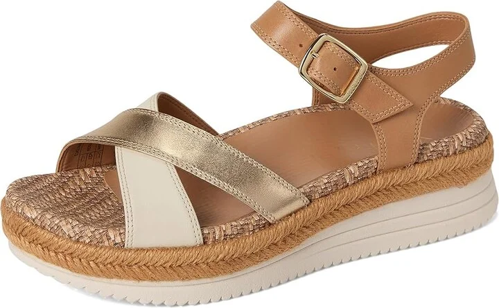 VIONIC Mar Ankle Straps Women's Sandals Camel/Gold Brown Leather : 8 M - Image 5