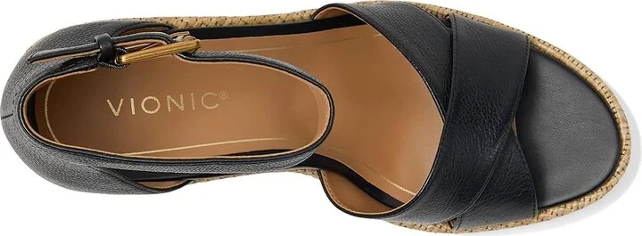 VIONIC Marina Women's Shoes Black Leather : 10 M, Suede - Image 2