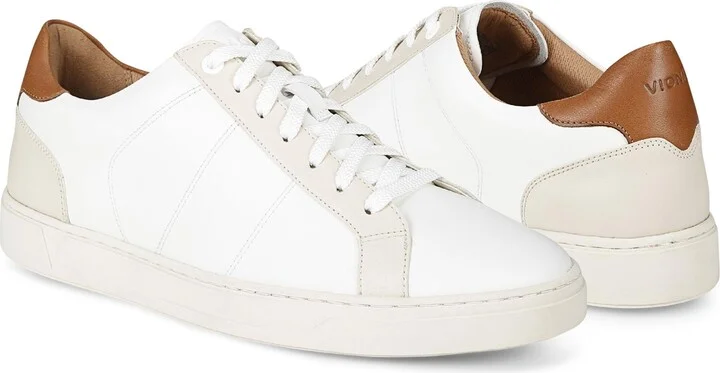 Vionic Men's Lucas Ii Sneakers - White cream leather - Image 2