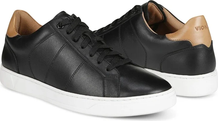 Vionic Men's Lucas Ii Sneakers - White cream leather - Image 6