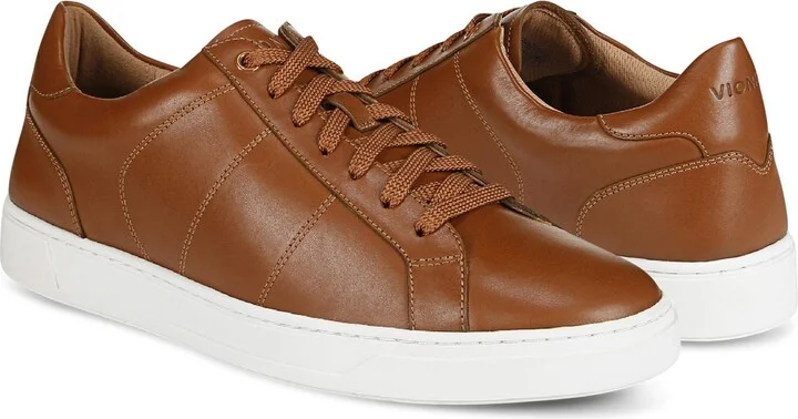 Vionic Men's Lucas Ii Sneakers - White cream leather - Image 8