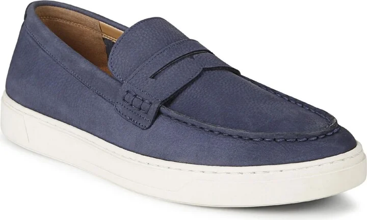 Navy Blue Leather