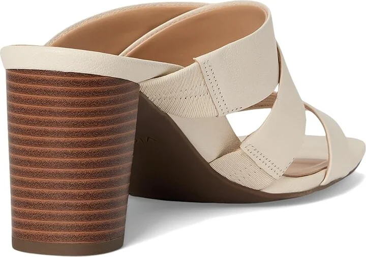 VIONIC Merlot Women's Shoes Cream Crinkle Leather : 9.5 W - Image 4