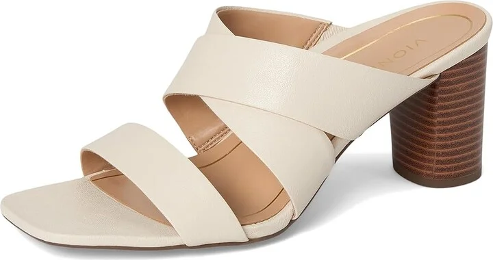 VIONIC Merlot Women's Shoes Cream Crinkle Leather : 9.5 W - Image 5