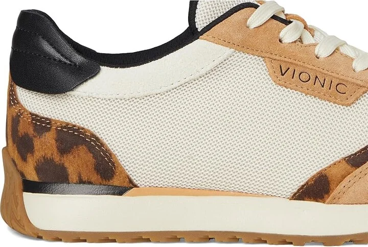 VIONIC Monarch Court Inspired Shoes Women's Shoes Ivory/Leopard : 8.5 M, Leather - Image 7