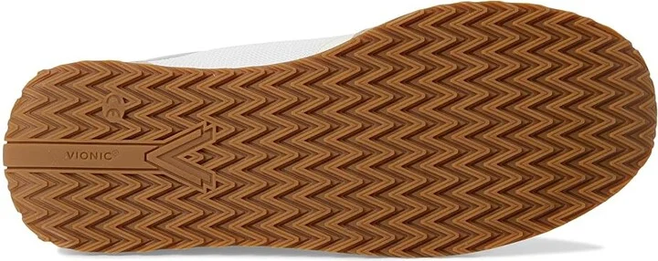VIONIC Monarch Women's Shoes White Microfiber/Cobblestone Suede : 12 M - Image 3
