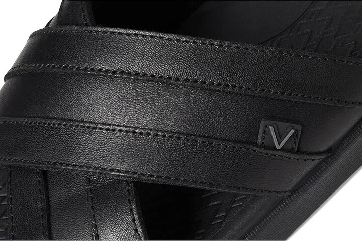 VIONIC Mtide Slide Men's Shoes Black Leather : 10 M, Leather/Rubber - Image 7