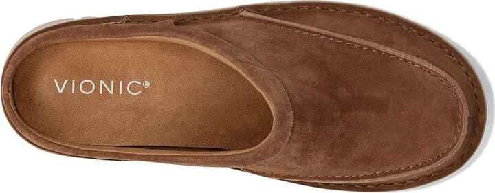 VIONIC Muptown Clogs Mules Men's Lace-up Boots Hazelnut Brown Waxed Suede : 11.5 W - Image 2