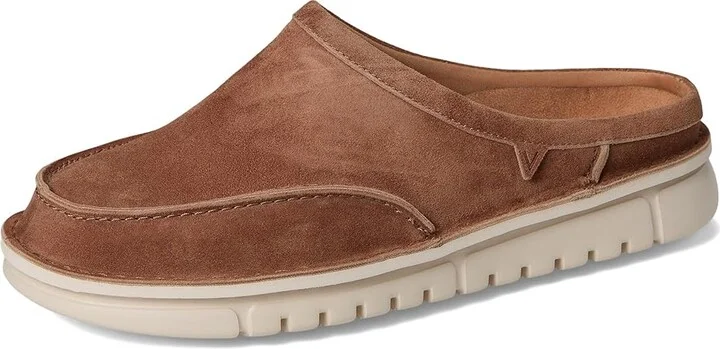 VIONIC Muptown Clogs Mules Men's Lace-up Boots Hazelnut Brown Waxed Suede : 11.5 W - Image 5