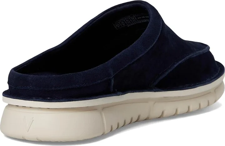 VIONIC Muptown Clogs Mules Men's Lace-up Boots Navy Blazer Waxed Suede : 8 W - Image 4