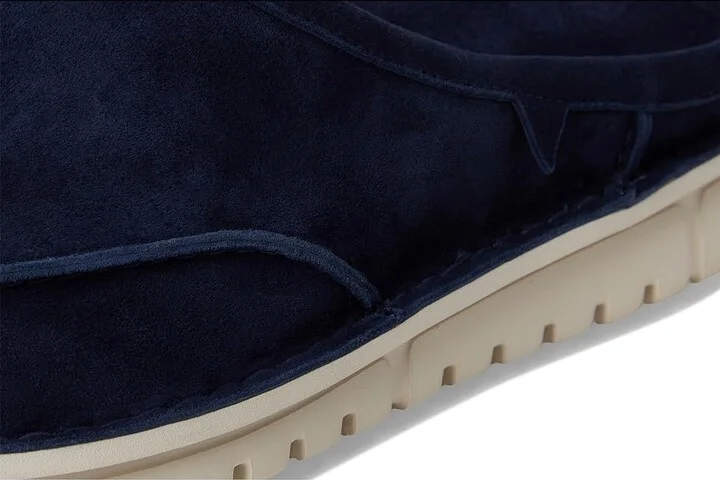 VIONIC Muptown Clogs Mules Men's Lace-up Boots Navy Blazer Waxed Suede : 8 W - Image 7