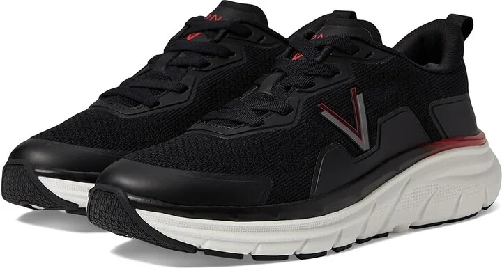 VIONIC Mwalk Max Men's Shoes Black Knit : 9.5 W, Rubber/Textile