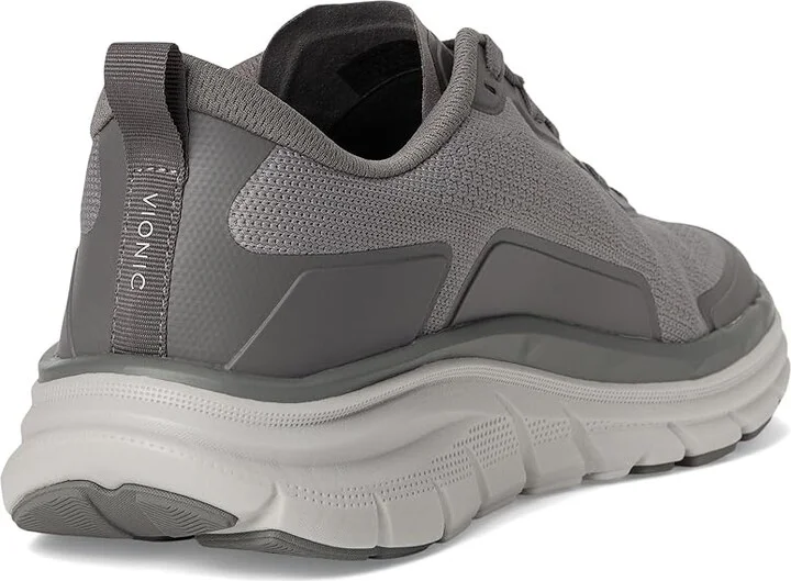 VIONIC Mwalk Max Men's Shoes Charcoal Grey Knit : 9.5 W, Rubber/Textile - Image 4