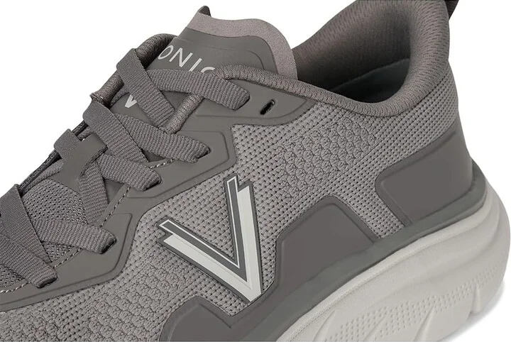 VIONIC Mwalk Max Men's Shoes Charcoal Grey Knit : 9.5 W, Rubber/Textile - Image 7
