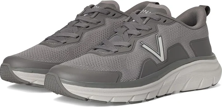 VIONIC Mwalk Max Men's Shoes Charcoal Grey Knit : 9.5 W, Rubber/Textile