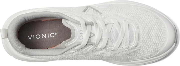 VIONIC Mwalk Max Men's Shoes White Knit : 9.5 W, Rubber/Textile - Image 2