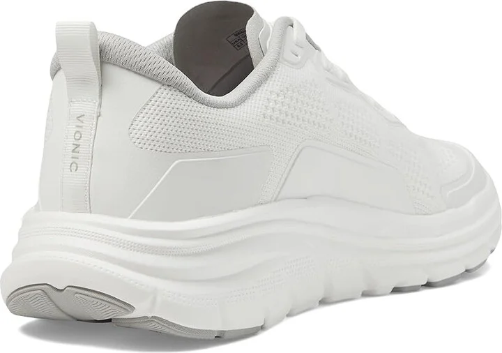 VIONIC Mwalk Max Men's Shoes White Knit : 9.5 W, Rubber/Textile - Image 4