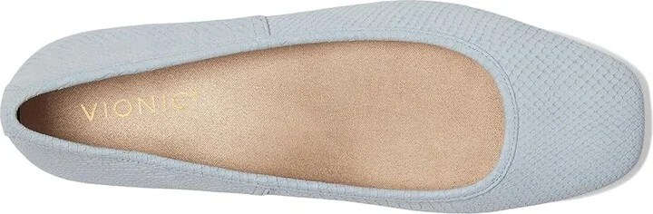 VIONIC Orinda 2 Women's Shoes Blue Mist Nubuck : 12 W, Leather - Image 2