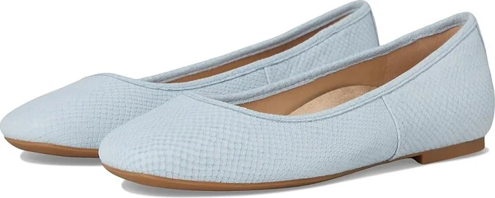 VIONIC Orinda 2 Women's Shoes Blue Mist Nubuck : 12 W, Leather
