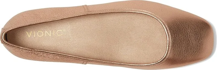 VIONIC Orinda 2 Women's Shoes Rose Gold Leather : 9 N - Image 2
