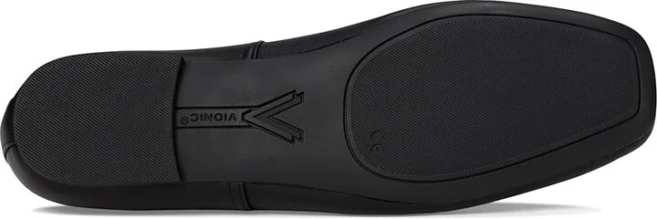 VIONIC Orinda Skimmers Women's Flat Shoes Black Leather : 11 M - Image 3