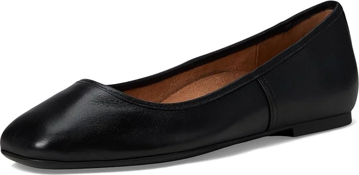 VIONIC Orinda Skimmers Women's Flat Shoes Black Leather : 11 M - Image 5
