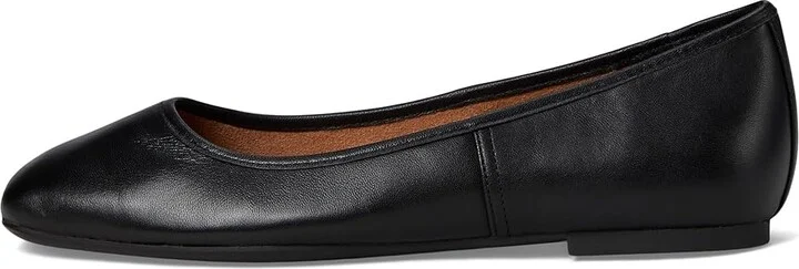 VIONIC Orinda Skimmers Women's Flat Shoes Black Leather : 11 M - Image 6