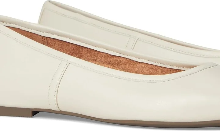 VIONIC Orinda Skimmers Women's Flat Shoes Cream Nappa Leather : 9.5 M - Image 7