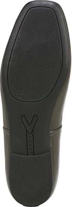 VIONIC Orinda Skimmers Women's Flat Shoes Dark Khaki Green Leather : 10 M - Image 3