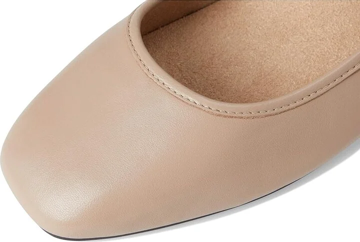 VIONIC Orinda Skimmers Women's Flat Shoes Putty Beige Leather : 6 W - Image 7