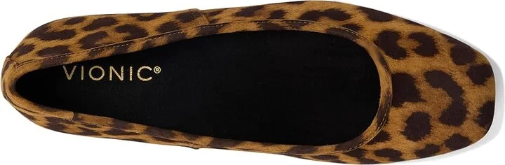 VIONIC Orinda Skimmers Women's Flat Shoes Tan Brown Suede : 10 M, Leather - Image 2