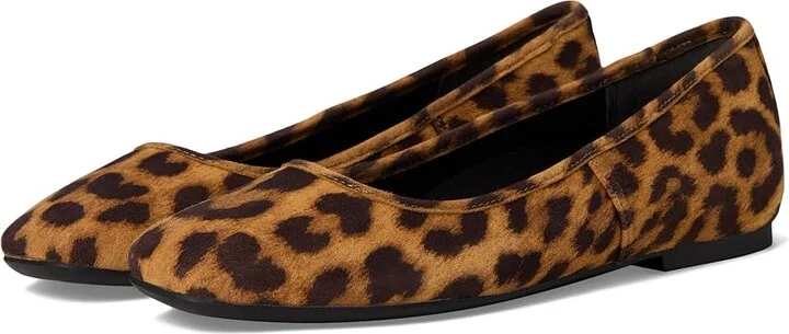 VIONIC Orinda Skimmers Women's Flat Shoes Tan Brown Suede : 10 M, Leather