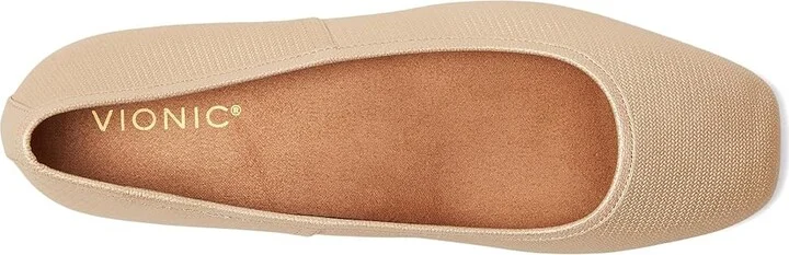 VIONIC Orinda Women's Shoes Gold Embroidered Leather : 9.5 W, Suede - Image 2