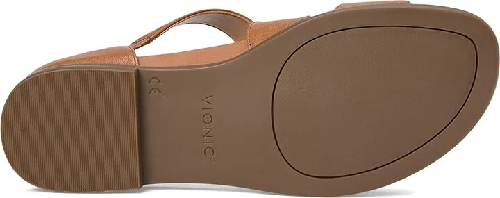 VIONIC Pacifica Women's Shoes Toffee Crinkle Leather : 9.5 W - Image 3