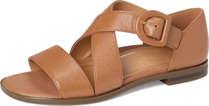 VIONIC Pacifica Women's Shoes Toffee Crinkle Leather : 9.5 W - Image 5