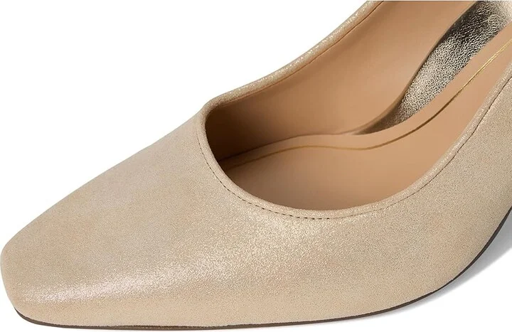 VIONIC Perris Women's Shoes Gold Metal Leather : 5 M, Suede - Image 7