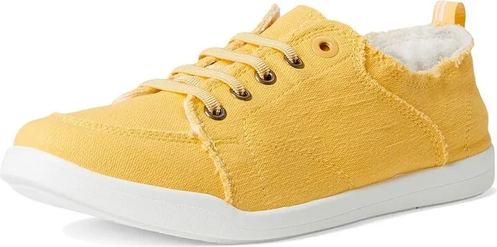 VIONIC Pismo Women's Shoes Butter Yellow Canvas : 6 W, Textile - Image 5
