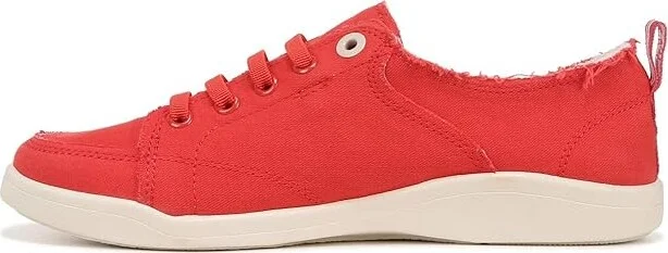VIONIC Pismo Women's Shoes Red Canvas : 7 M, Textile - Image 5