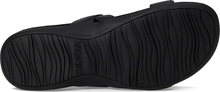 VIONIC Reese Slingbacks Women's Sandals Black Leather : 10 W - Image 3