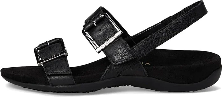 VIONIC Reese Slingbacks Women's Sandals Black Leather : 10 W - Image 6