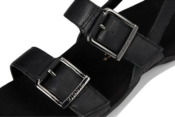 VIONIC Reese Slingbacks Women's Sandals Black Leather : 10 W - Image 7